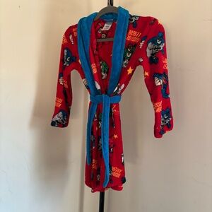 Red and Blue Superhero Justice League Kids' Robe